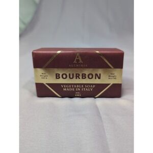Alchimia BOURBON Vegetable Soap‎ Bar for Men 10.5oz Made In Italy